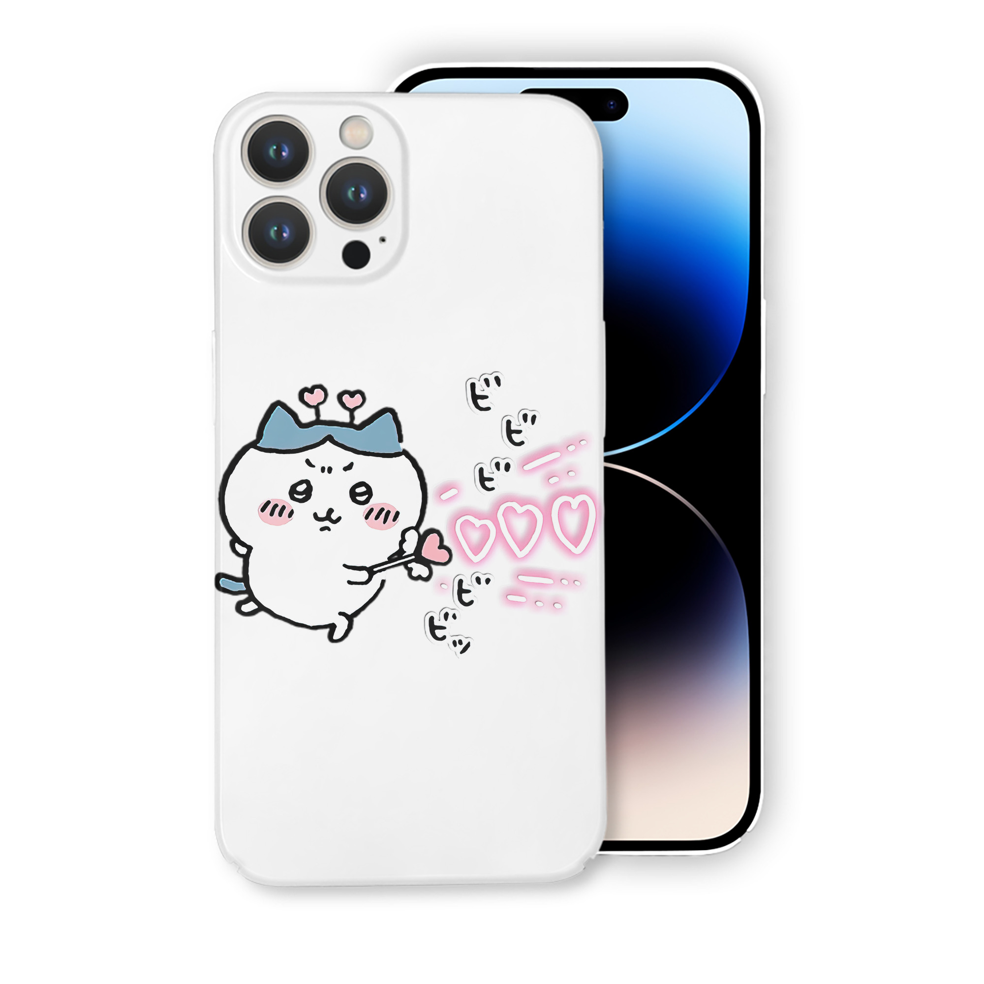 （画像用） ちいかわ ハチワレ Chii-kawa hachiware 【iPhone 14シリーズ対応】ハードケース